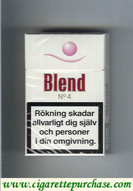 Blend No.4 cigarettes Sweden